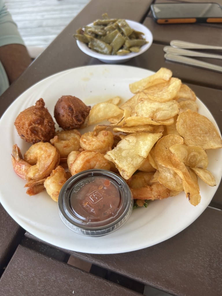 Fried Shrimp Lunch Coinjock Marina